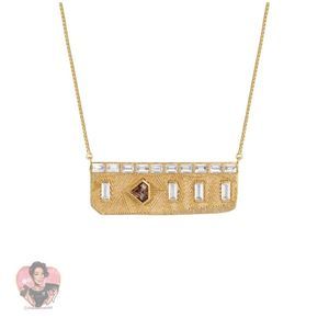 JOY DRAVECKY Goldie Necklace in Mystic Quartz